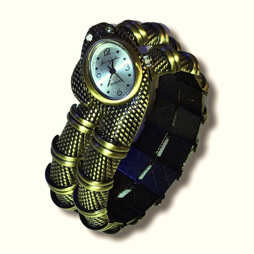 NWOT Vintage Kenneth Jay Lane wrap snake watch